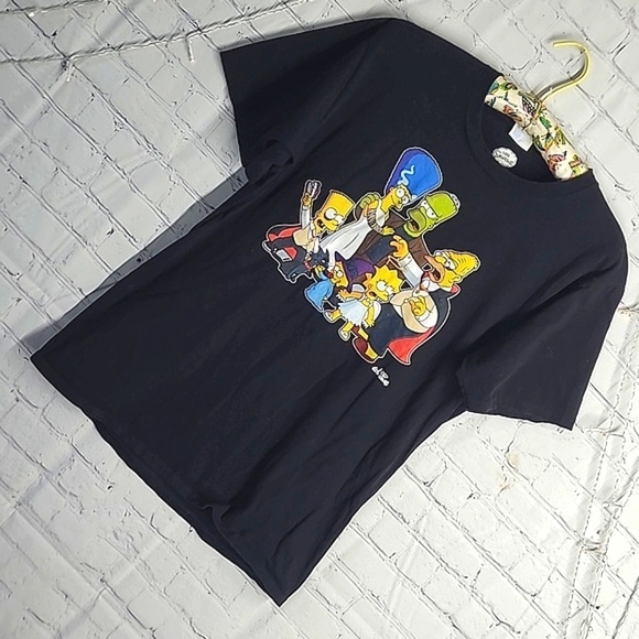Port & Company The Simpsons Halloween Horror Family Graphic Print Tee Mens Sz M - Picture 4 of 13